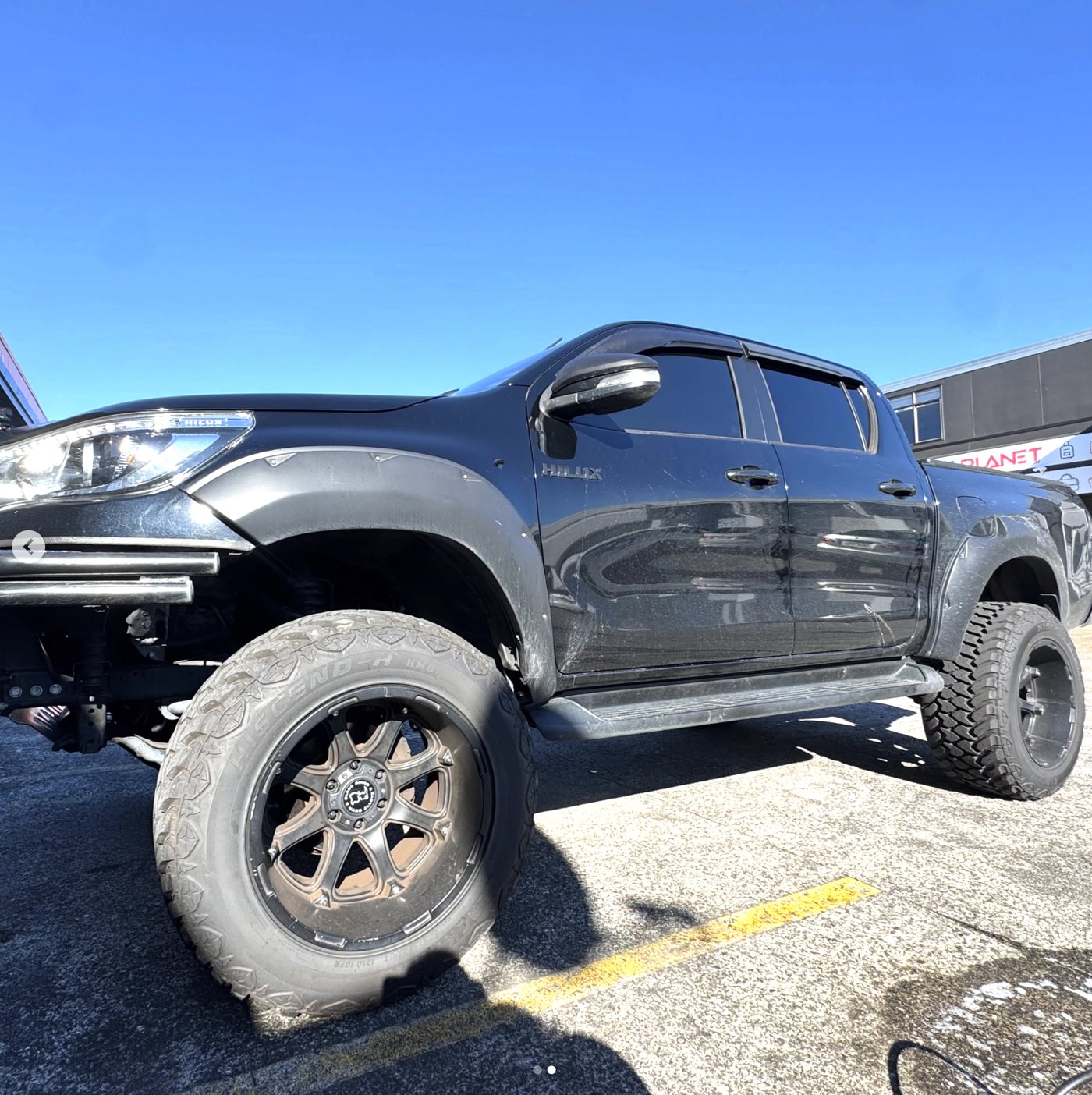 Toyota Hilux — after, deep gloss
